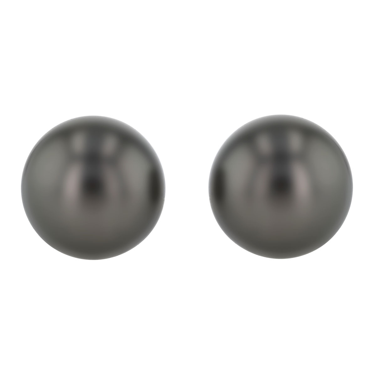 TARA Pearls Tahitian South Sea Cultured Pearl Stud Earrings in Yellow Gold, 12-13 mm