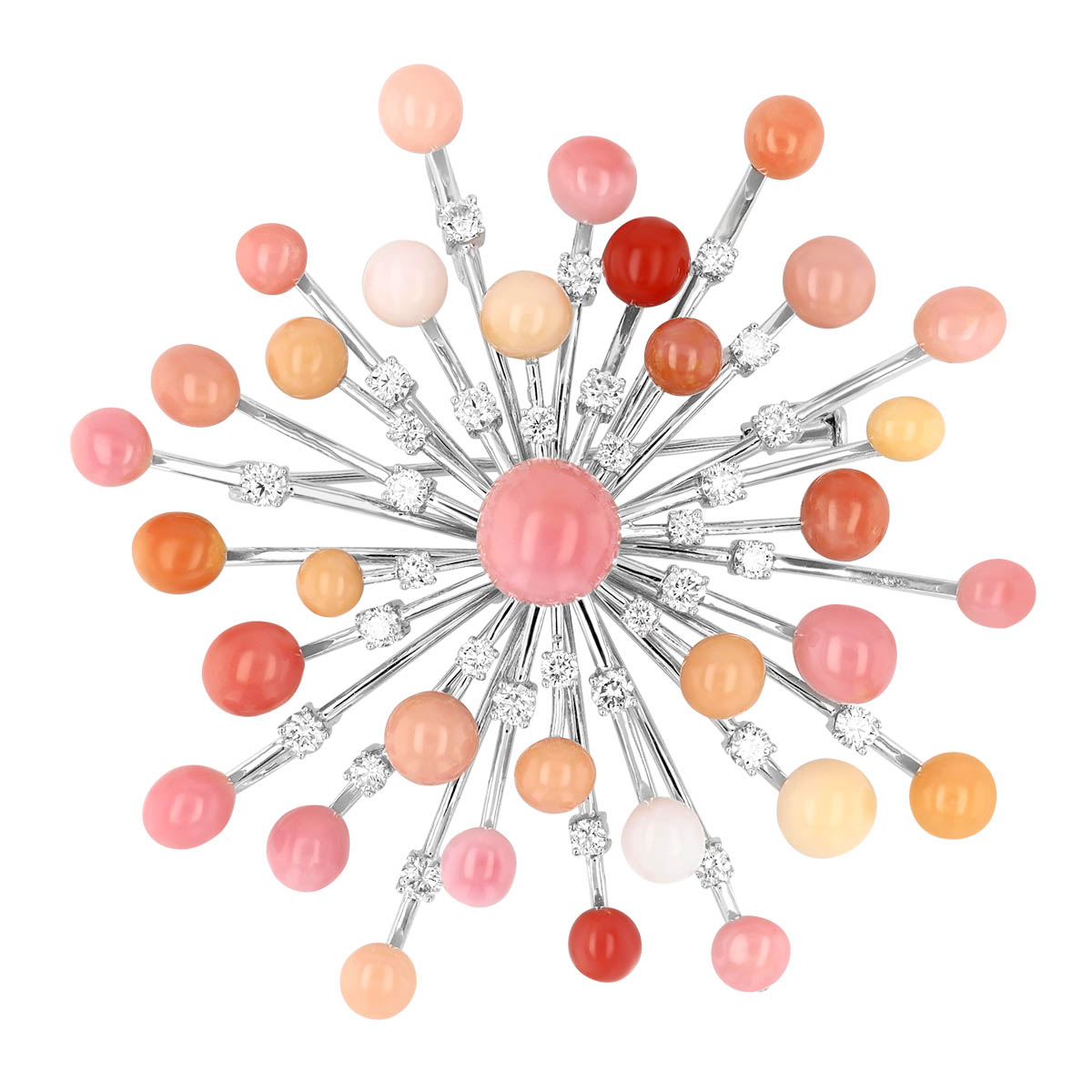 TARA Pearls Conch Pearl & Diamond Convertible Pendant & Pin in White Gold