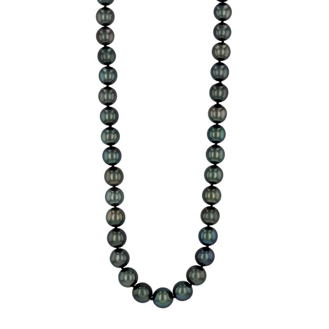 TARA Pearls Tahitian South Sea Cultured Pearl Strand Necklace in Yellow Gold, 17", 8-11 mm