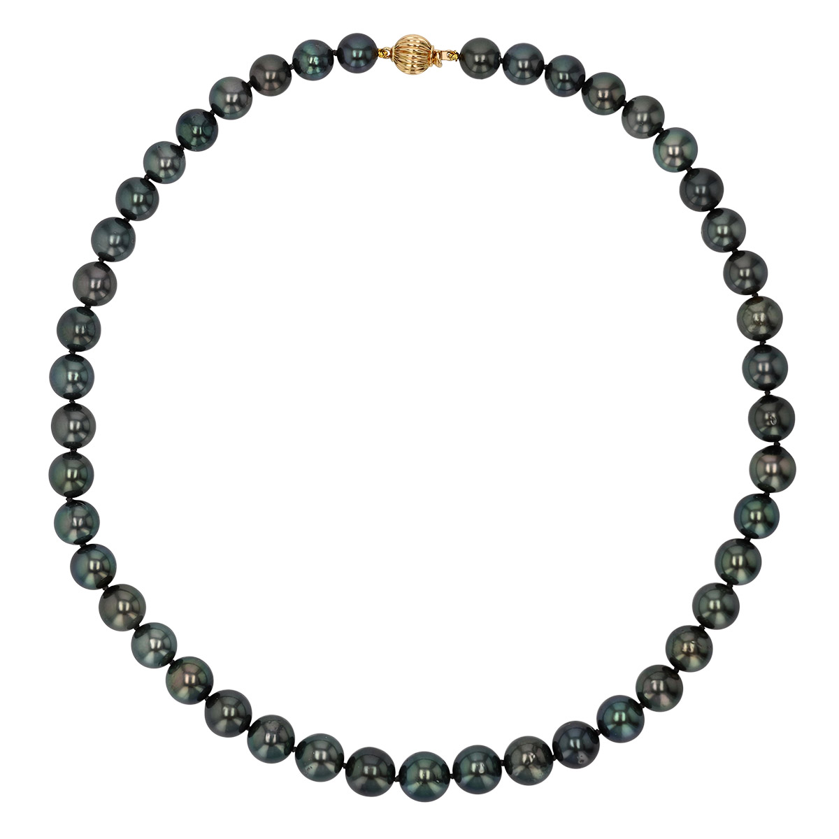 TARA Pearls Tahitian South Sea Cultured Pearl Strand Necklace in Yellow Gold, 17