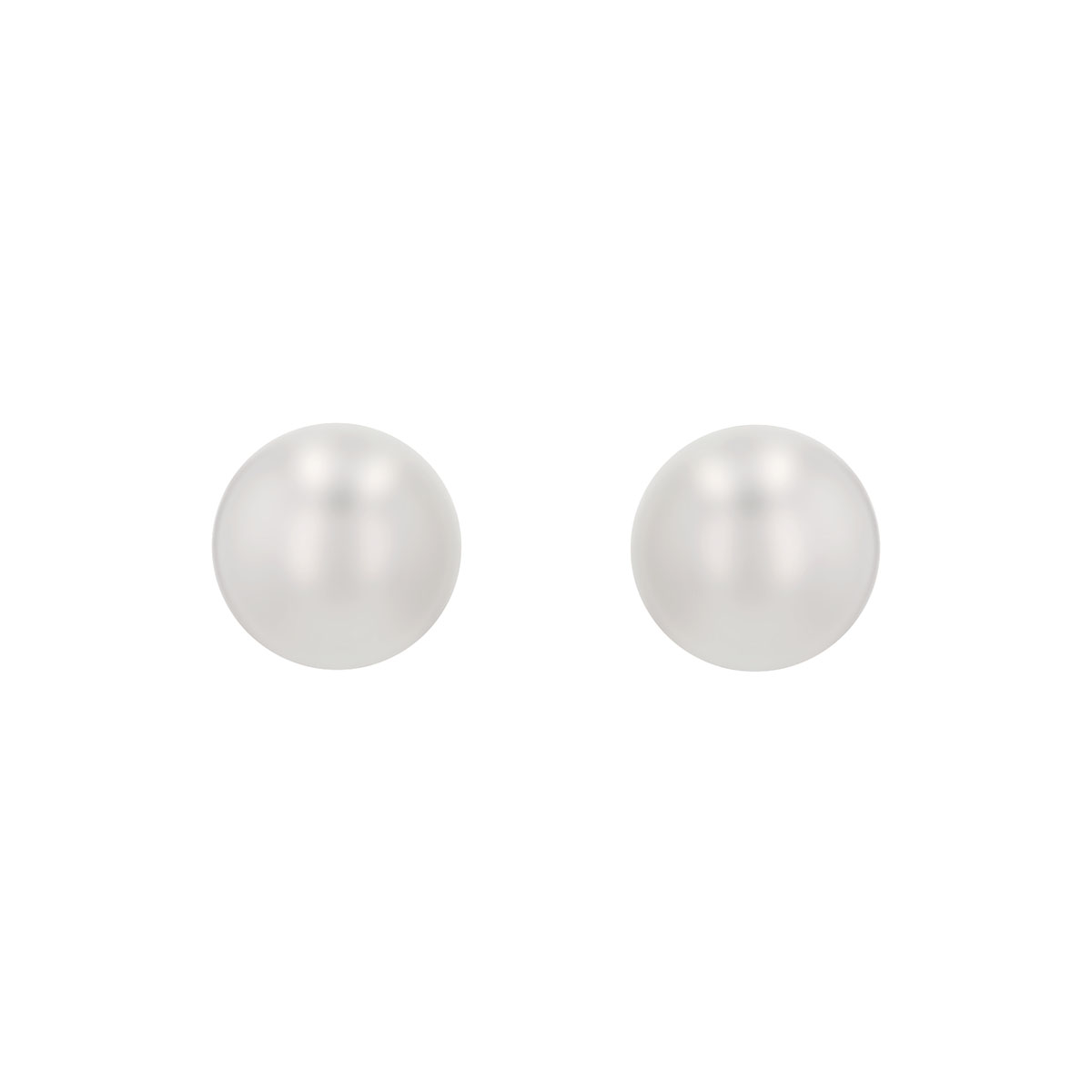 TARA Pearls Cultured Pearl Stud Earrings in White Gold, 7-7.5 mm