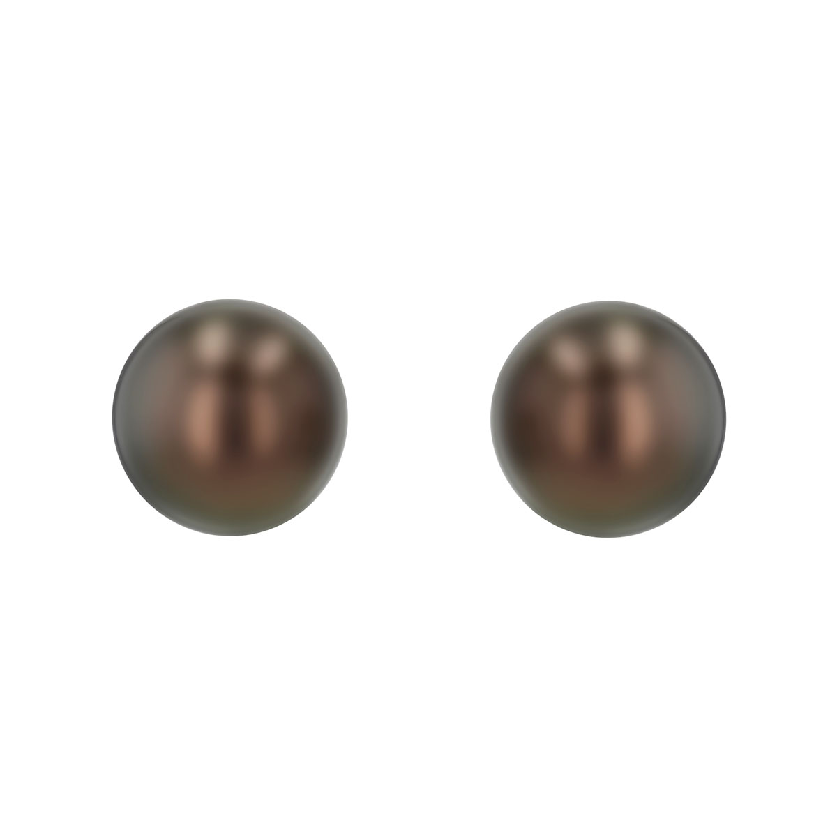 TARA Pearls Tahitian South Sea Cultured Pearl Stud Earrings in White Gold, 8-9 mm
