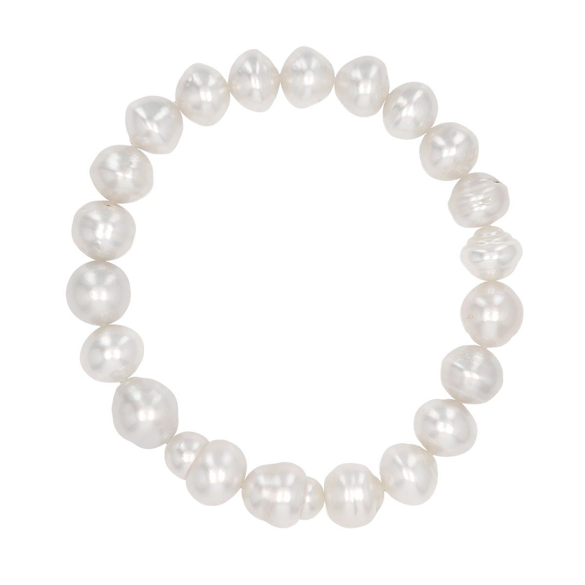 TARA Pearls Baroque South Sea Cultured Pearl Stretch Bracelet, 7.5