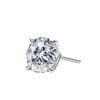 Clarity Diamond Signature Lab-Grown Round Diamond Stud Earrings in White Gold, 3.19 cttw