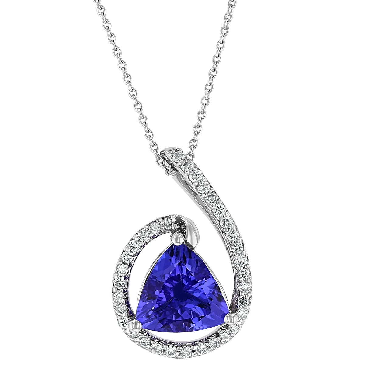 Yantra Chakra & Trillion Diamond Necklace – Good Fortune