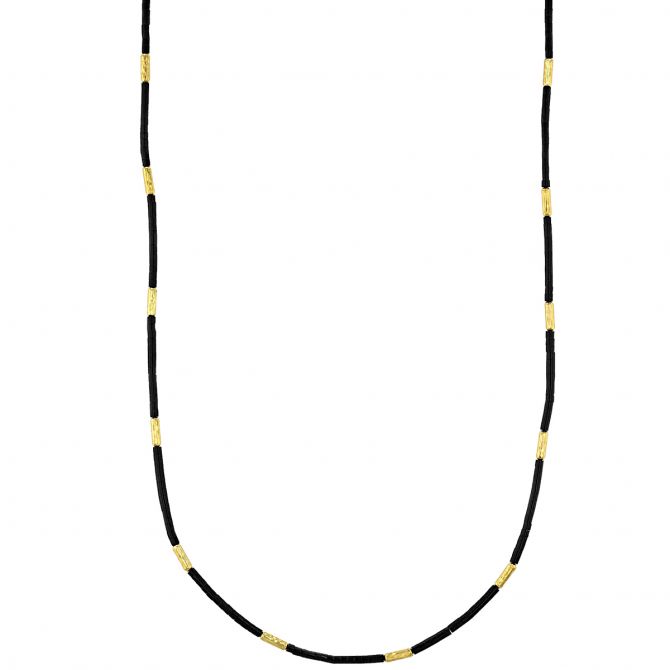 Gurhan Jet Set Gold Short Beaded Necklace, 18"
