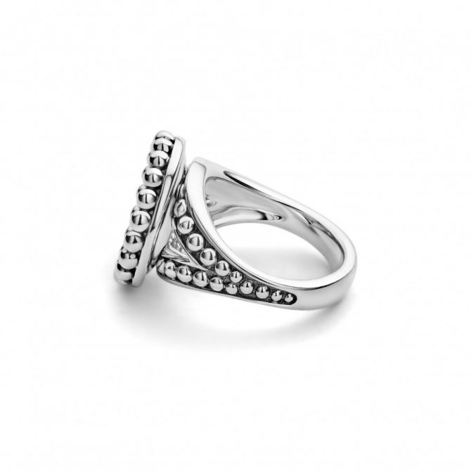 LAGOS Maya Turquoise Gemstone Circle Ring in Sterling Silver 02