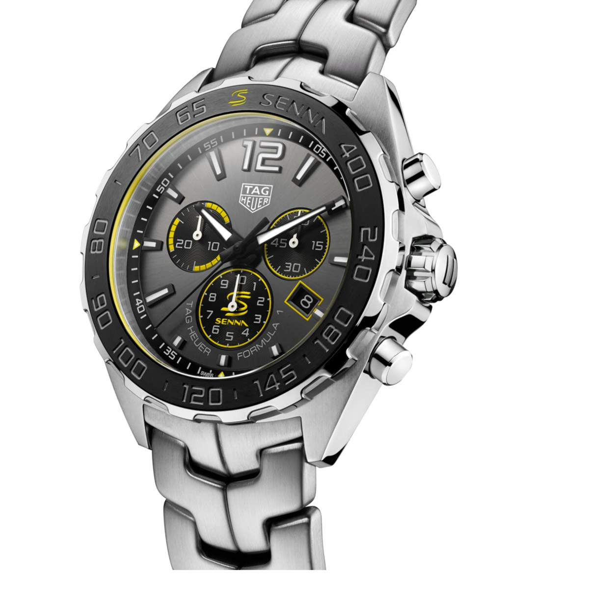 TAG Heuer Formula 1 x Senna 43mm Men's Watch, Special Edition