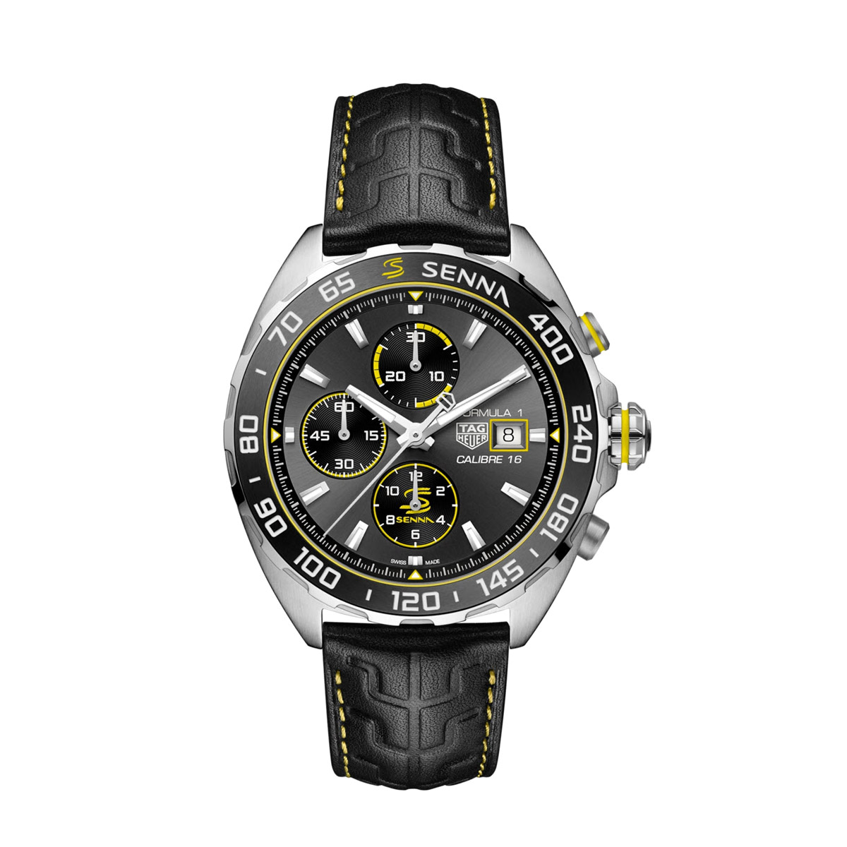 TAG Heuer Formula 1 x Senna 44mm Automatic Chronograph Men's Watch, Special Edition