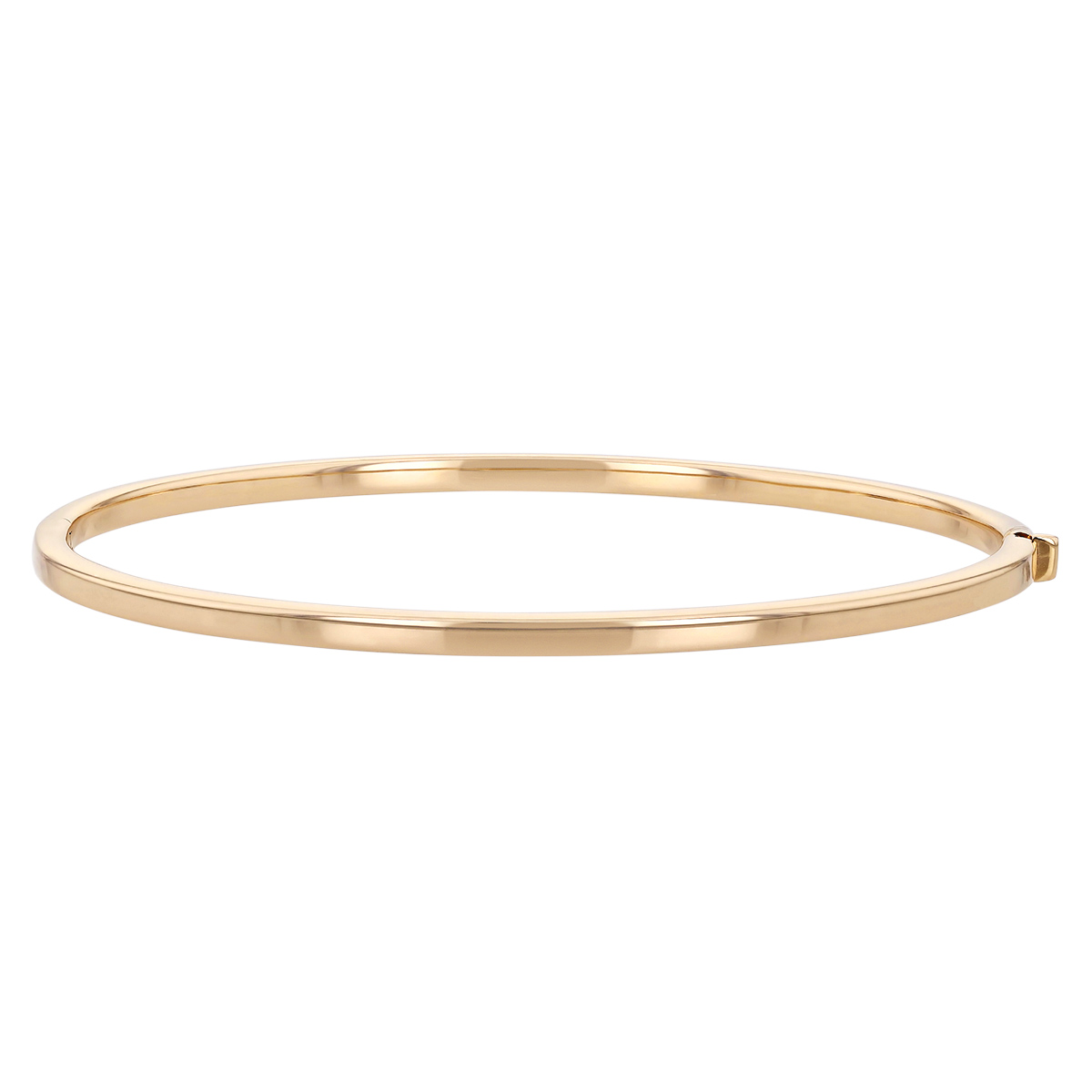 Roberto Coin Oro Classic Yellow Gold Oval Thin Bangle Bracelet