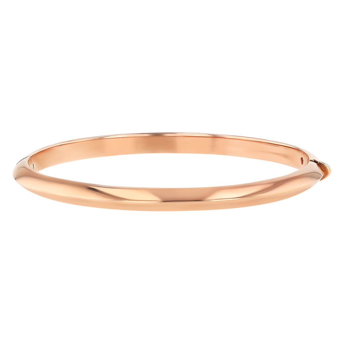 Roberto Coin Rose Gold Knife Edge Bangle Bracelet