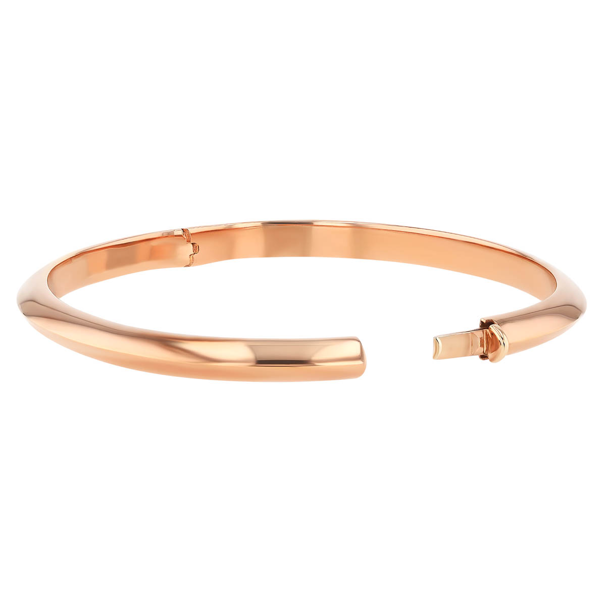 Roberto Coin Rose Gold Knife Edge Bangle Bracelet