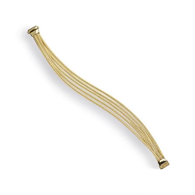 Marco Bicego Cairo Yellow Gold Five Strand Woven Bracelet