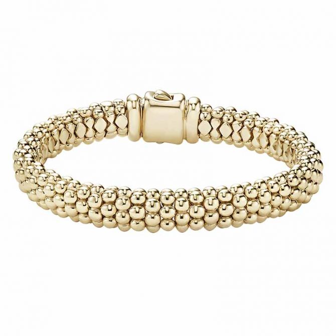 Nautical Ivory & Gold T Bar Cleat Rope Bracelet - Allison Cole Jewelry