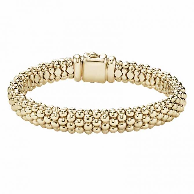 Lagos Small Single Station Diamond Circle Caviar Bracelet at Von Maur