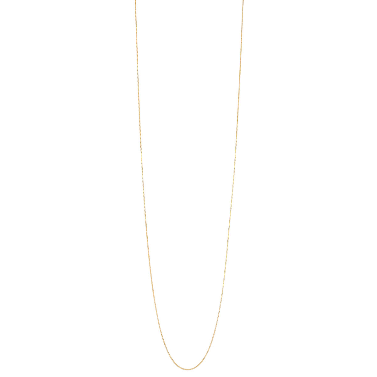 Yellow Gold 0.55 mm Box Chain, 20