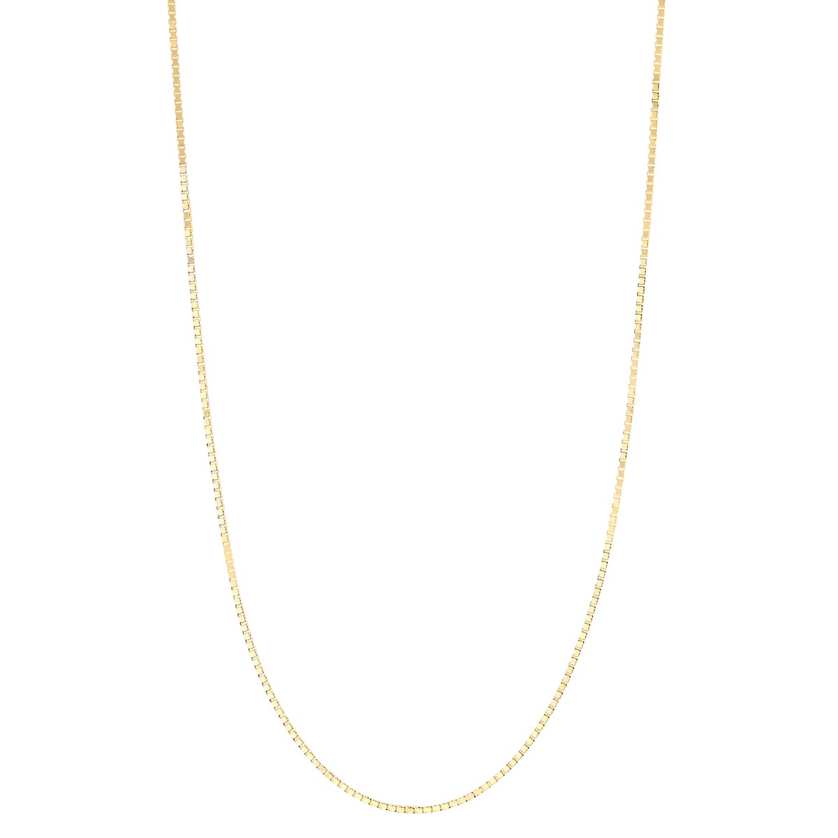 Yellow Gold .73 mm Box Chain, 18