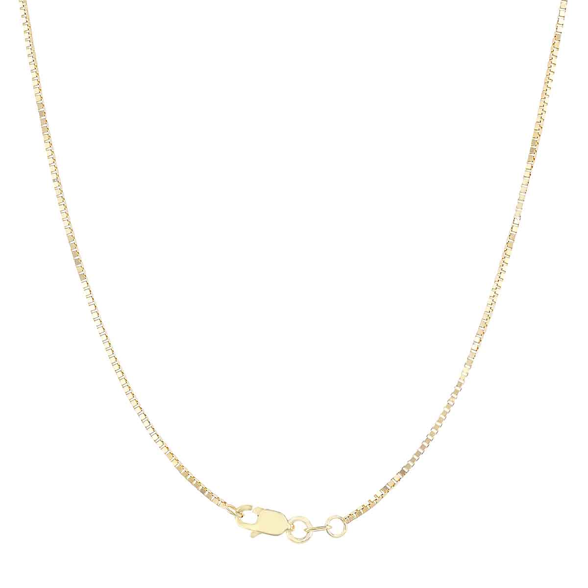 14K Yellow Gold Box Chain, 24