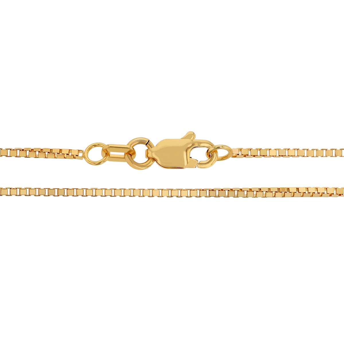 Yellow Gold .96 mm Box Chain, 18