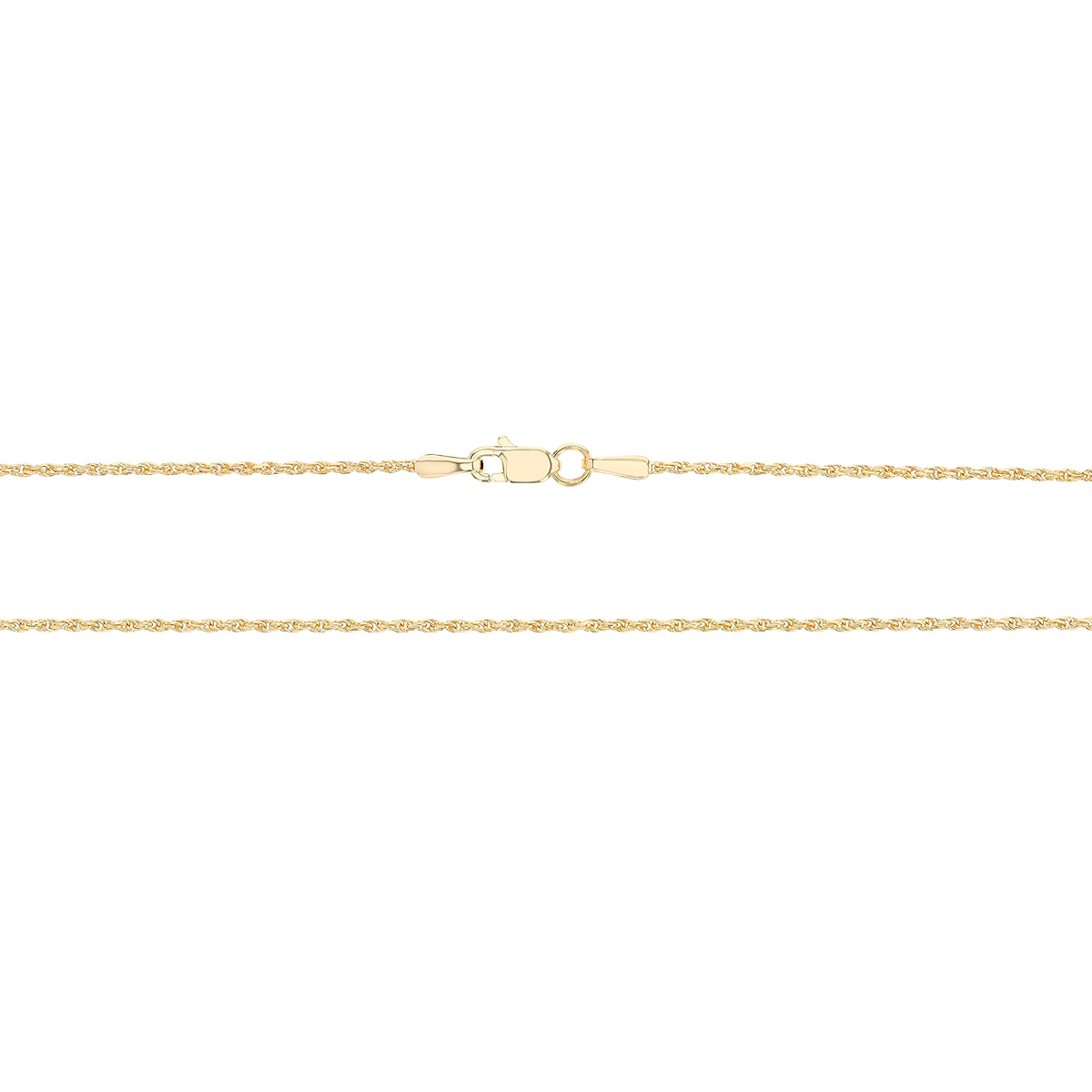 Yellow Gold 1.05 mm Rope Chain, 18