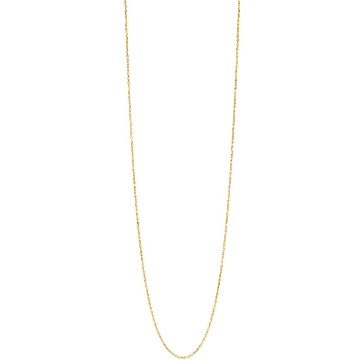 Yellow Gold 1.05 mm Rope Chain, 20