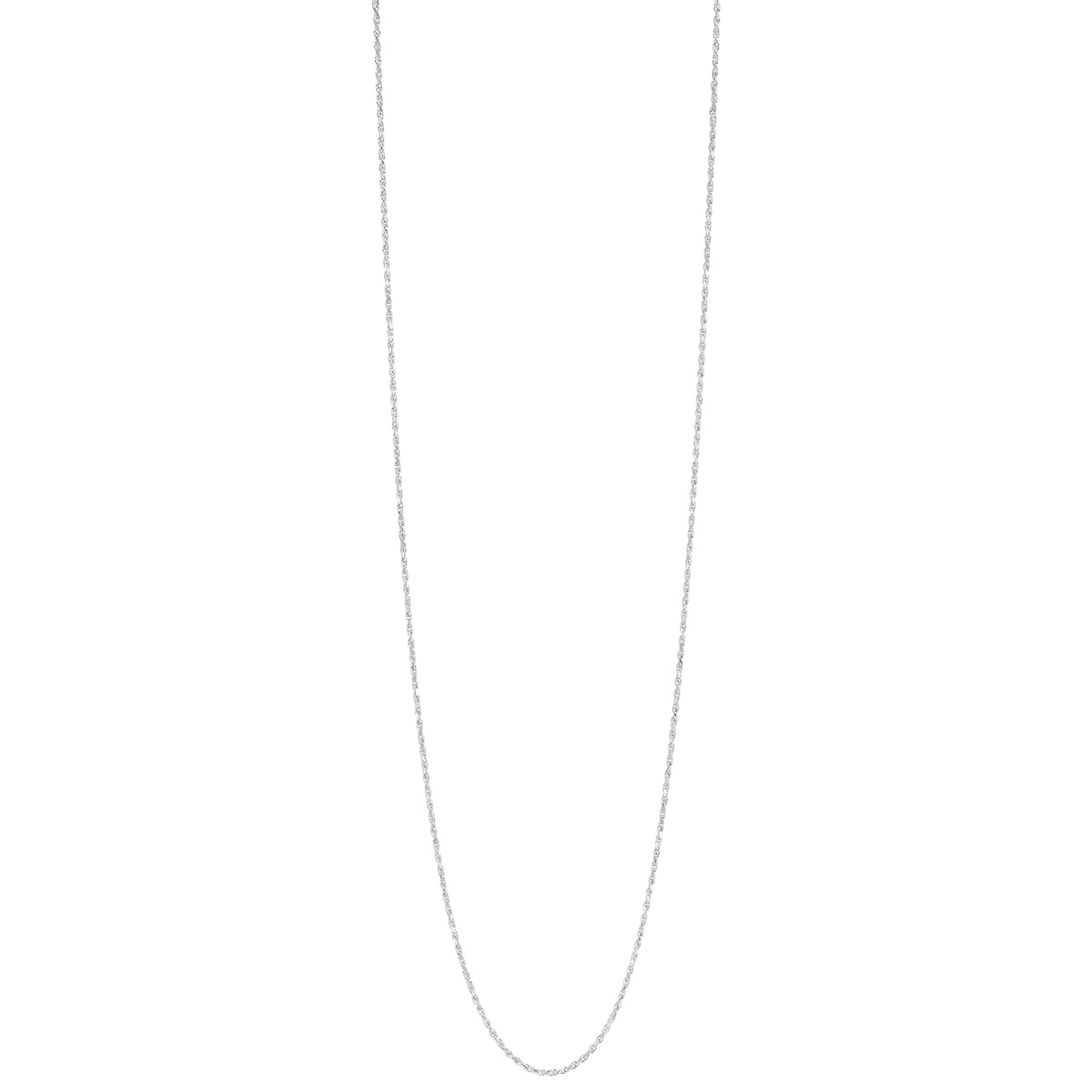 White Gold 1.05 mm Rope Chain, 18