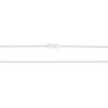 White Gold 1.05 mm Rope Chain, 18"