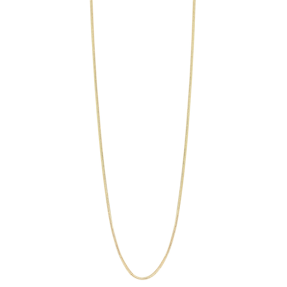 Yellow Gold 1.00 mm Snake Chain, 18