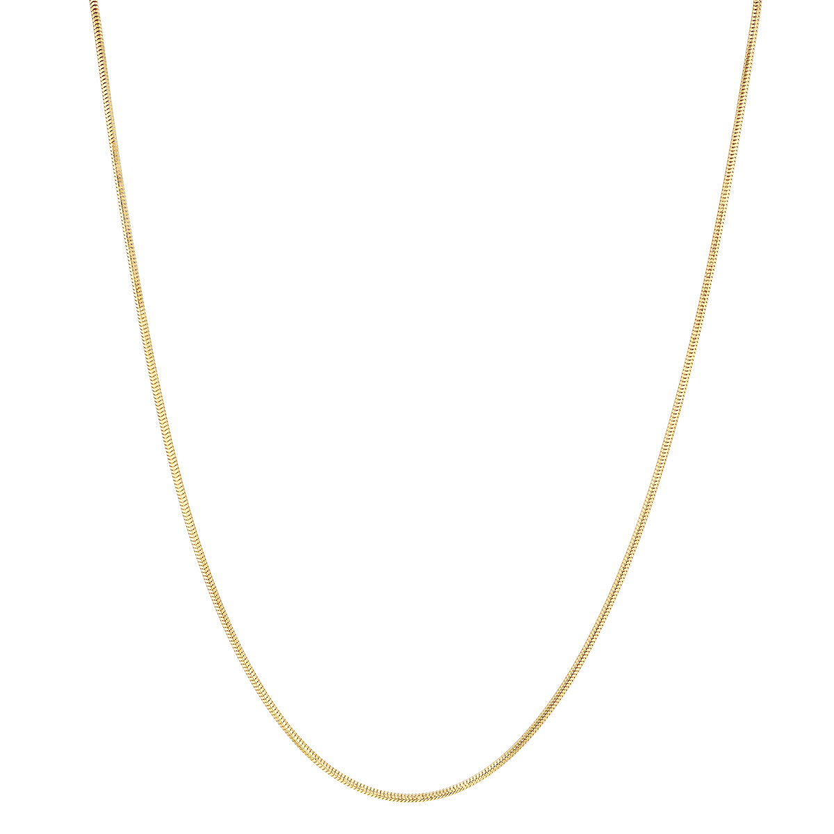 Yellow Gold 1.4 mm Snake Chain, 16