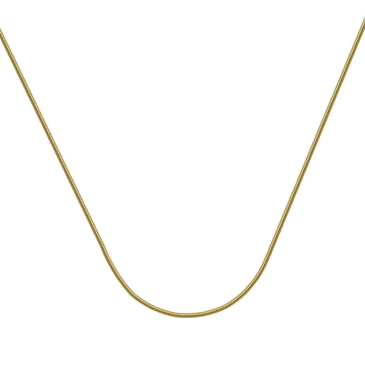 Yellow Gold 1.4 mm Snake Chain, 24