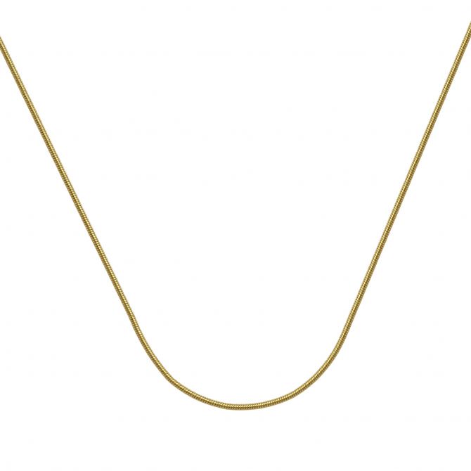 Yellow Gold 1.4 mm Snake Chain, 24"