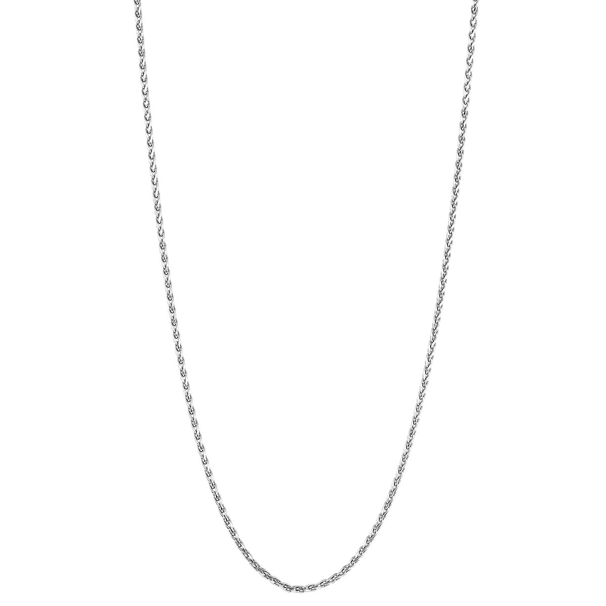 White Gold .85 mm Rope Chain, 18