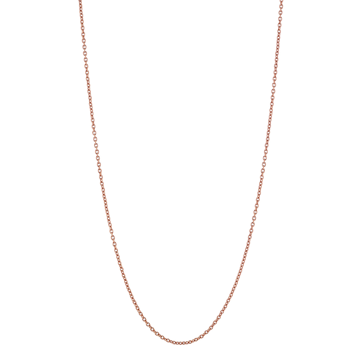 Roberto Coin Rose Gold Link Chain Necklace, 18