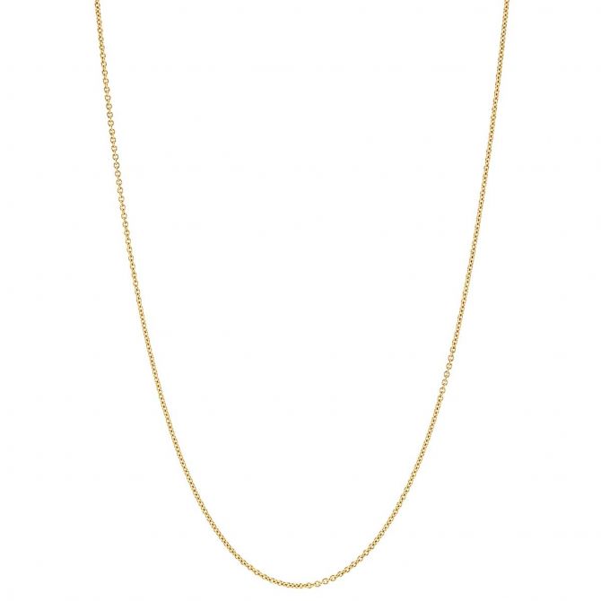 Yellow Gold 1.5 mm Cable Chain, 18"