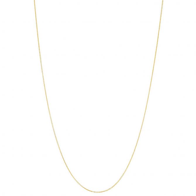 Yellow Gold .9 mm Cable Chain, 20"