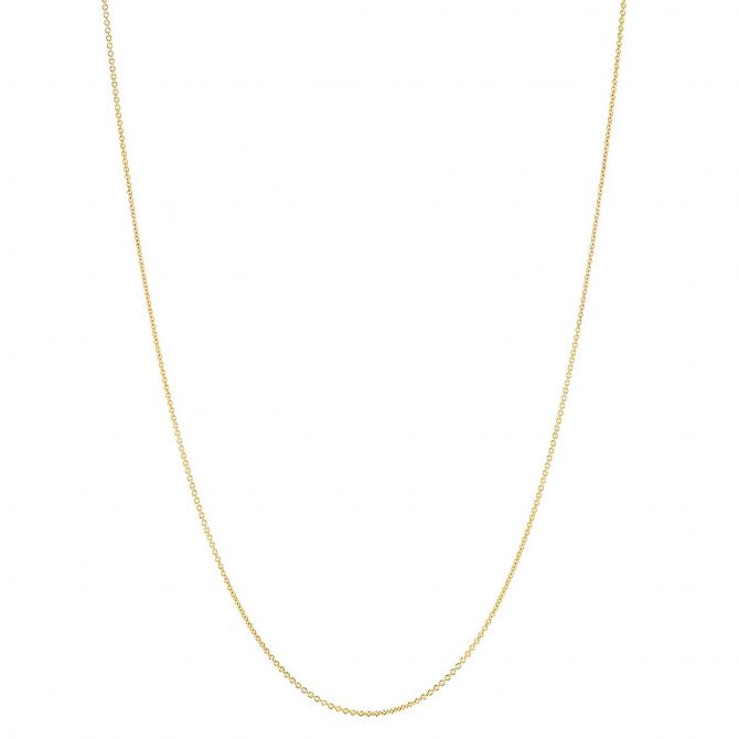 Yellow Gold 1.2 mm Cable Chain, 20"