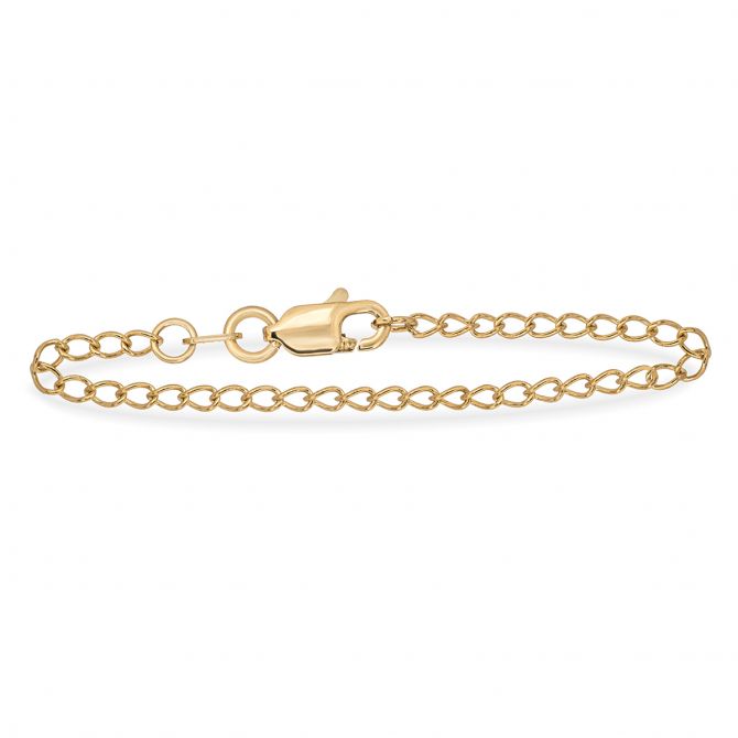 Yellow Gold Chain Extender, 3"