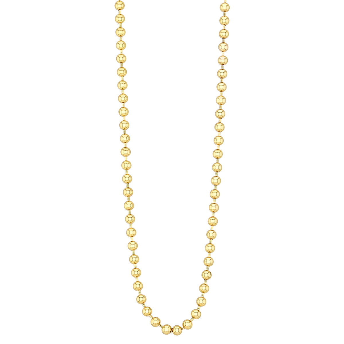 Julez Bryant Yellow Gold 1.8 mm Ball Chain, 30