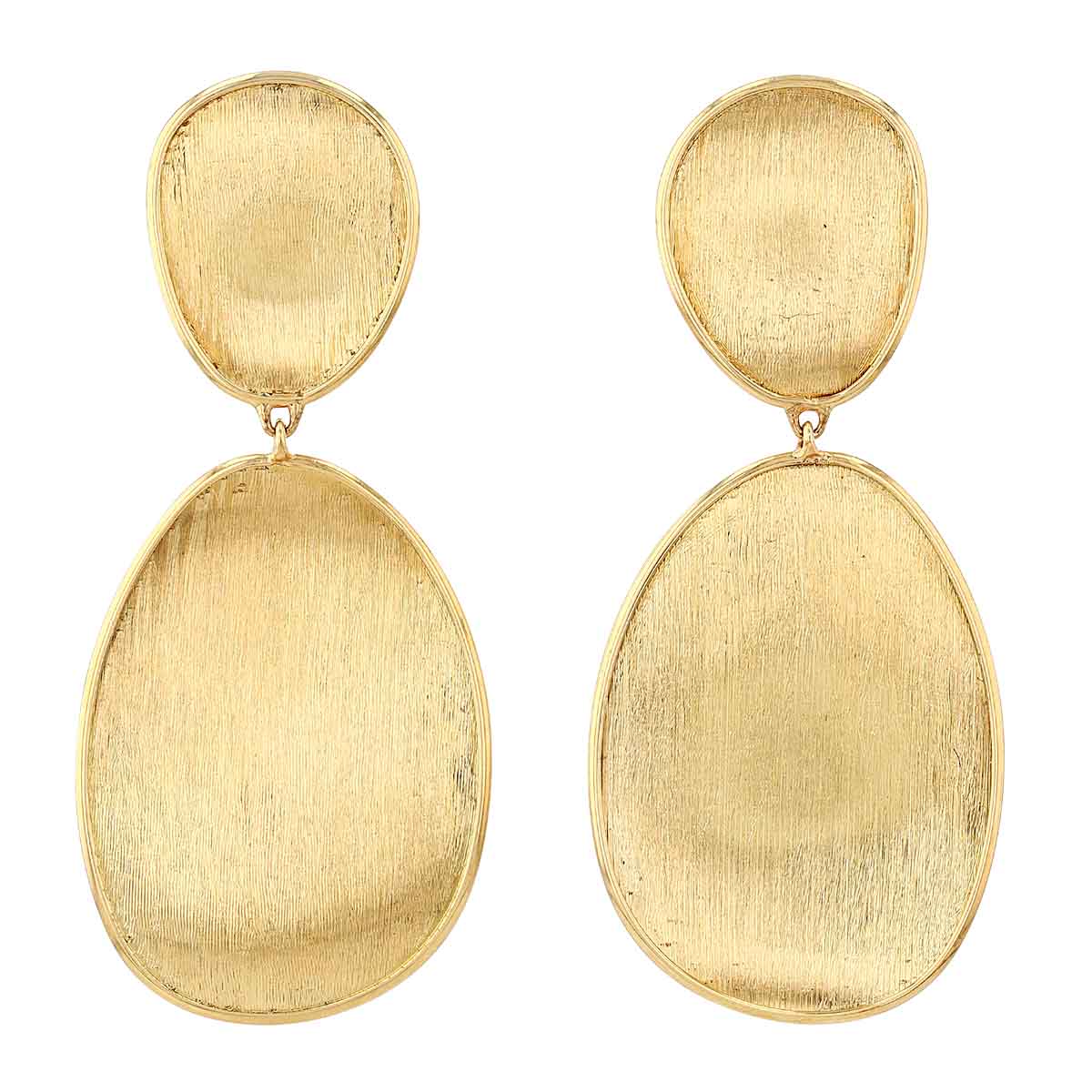 Marco Bicego Lunaria Yellow Gold Small Double Drop Earrings