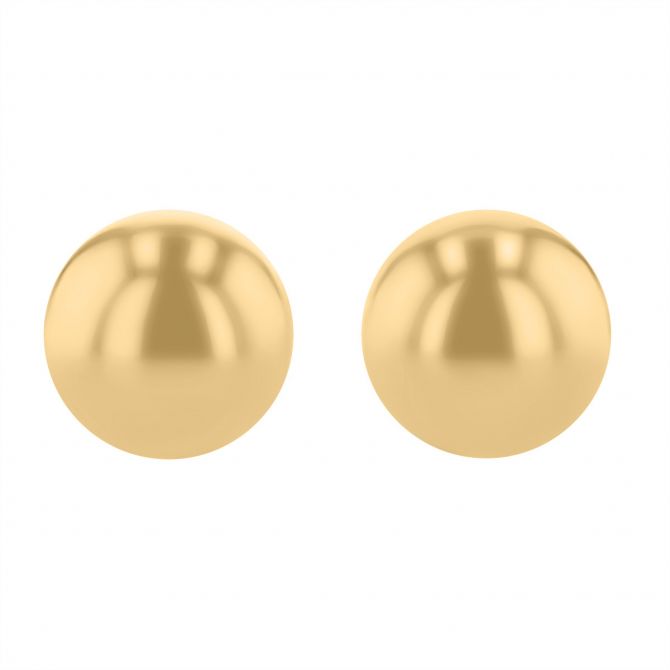 9ct gold outlet ball earrings
