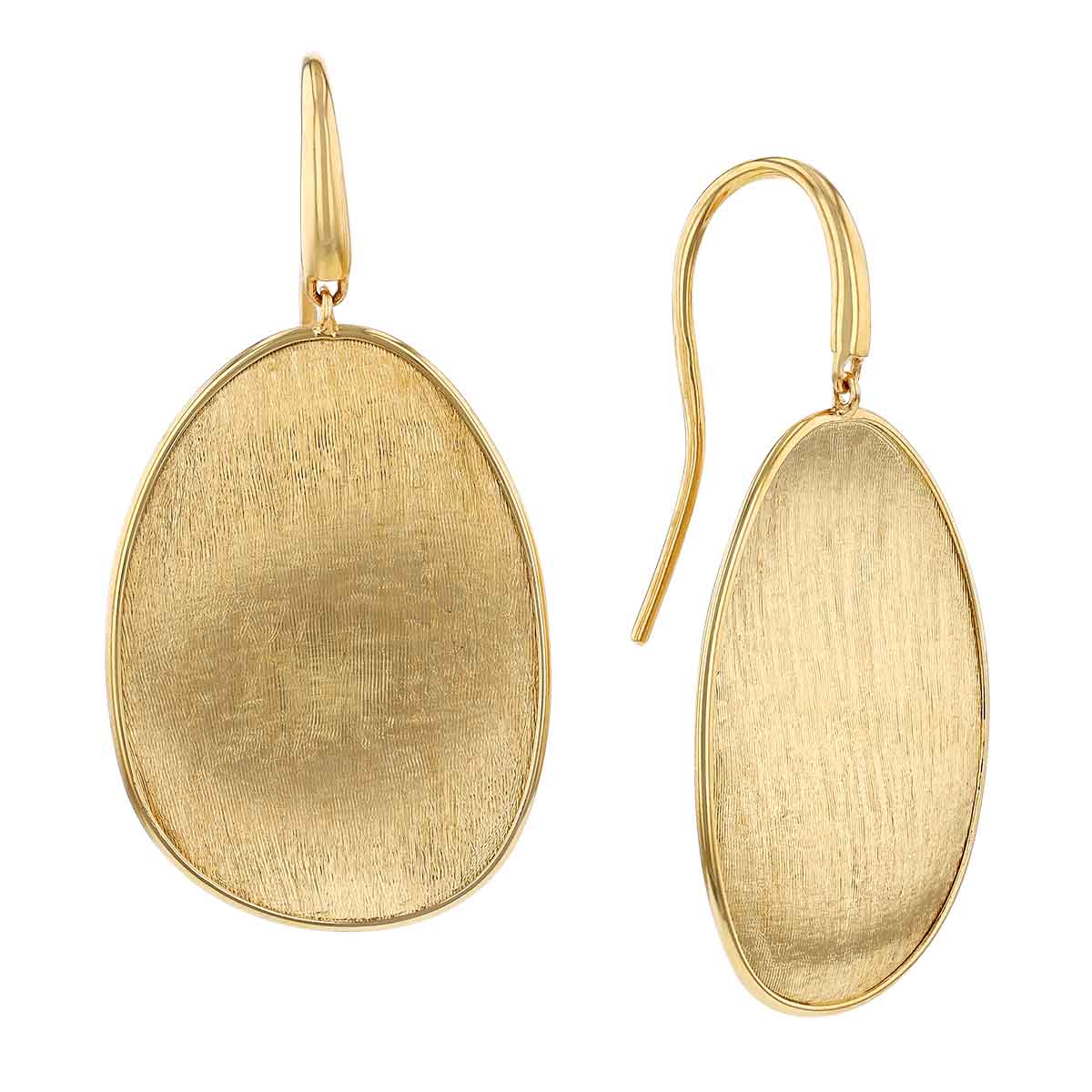 Marco Bicego Lunaria Yellow Gold Large Drop Earrings