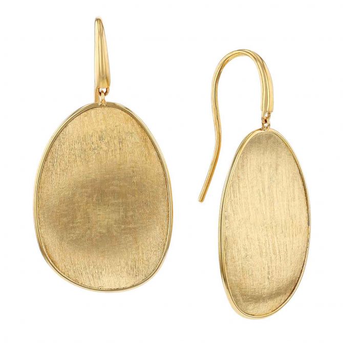 Marco Bicego Lunaria Yellow Gold Large Drop Earrings