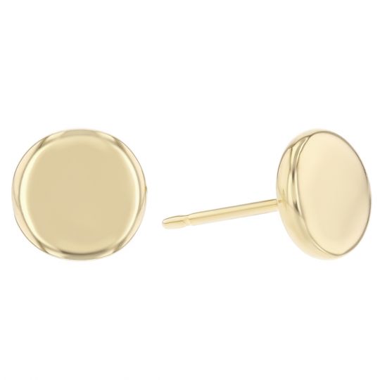 gold post earrings
