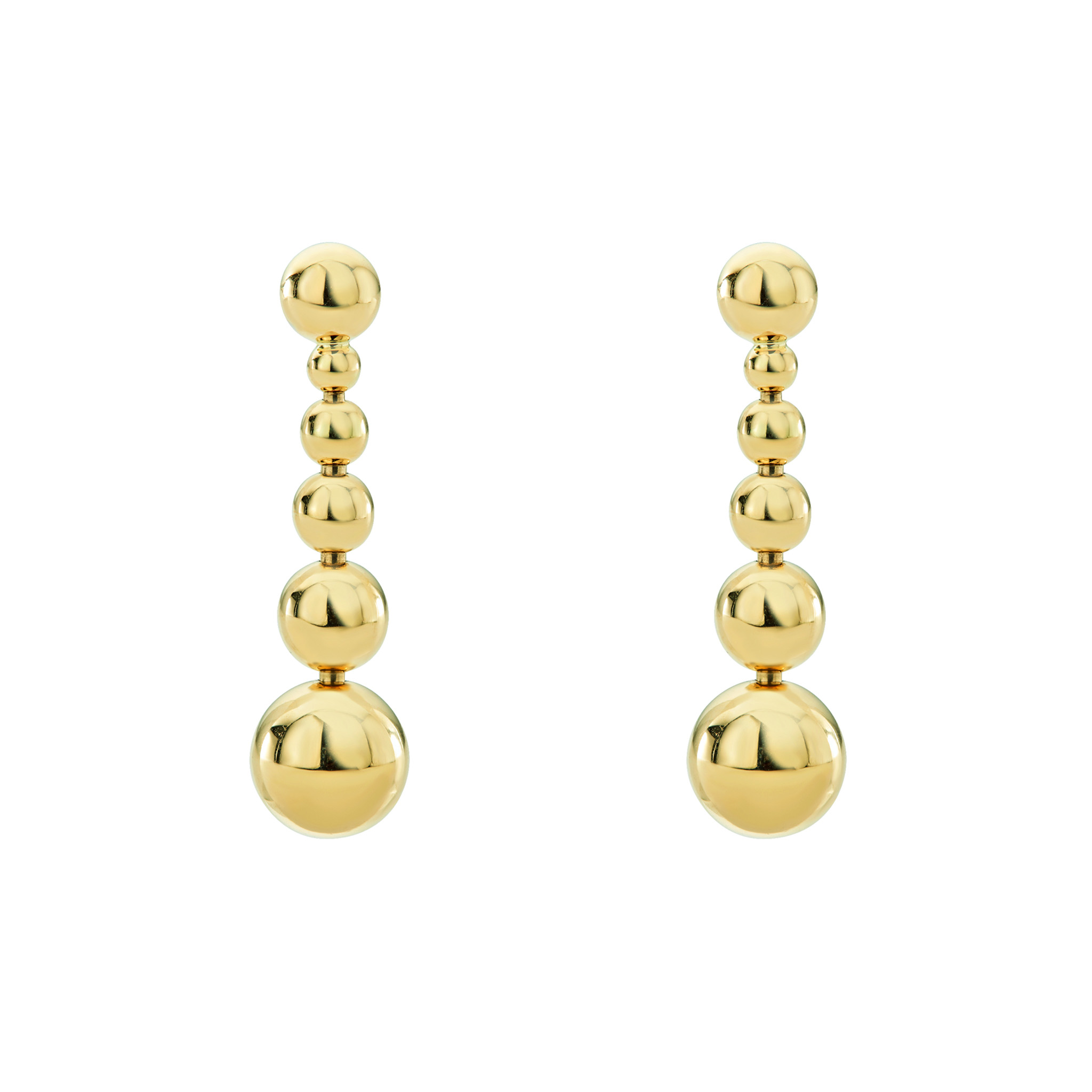 LAGOS 18K Yellow Gold Caviar Ball Drop Small Dangle Earrings | Borsheims