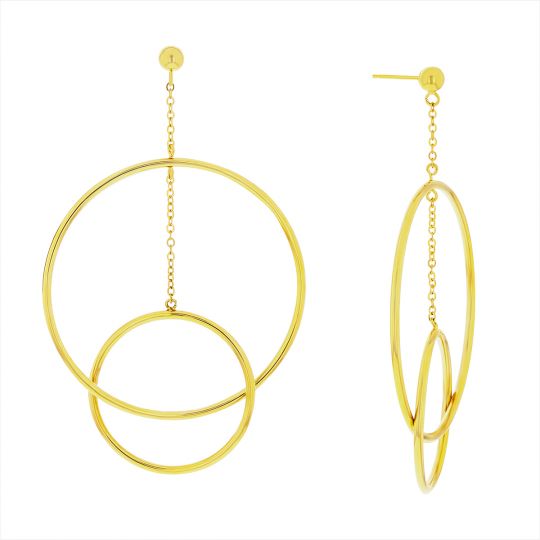 Hoop Drop Earrings Outlet Store, UP TO 54% OFF | www.loop-cn.com