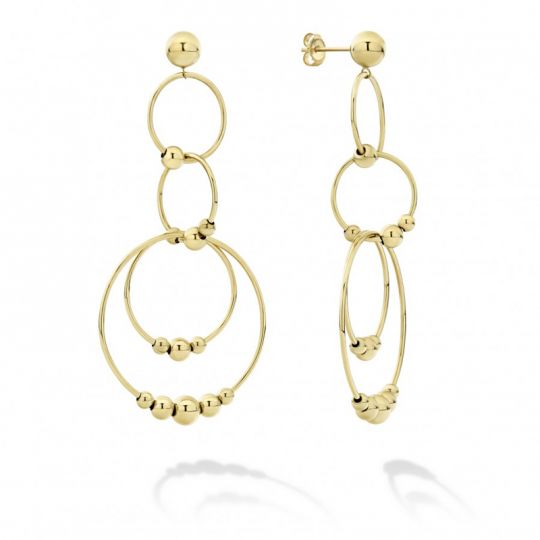 lagos gold earrings