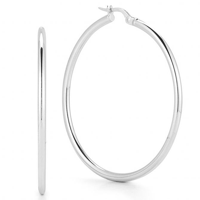 Roberto Coin Perfect Gold Hoops 18K Gold Large Hoop Earrings, 45 mm