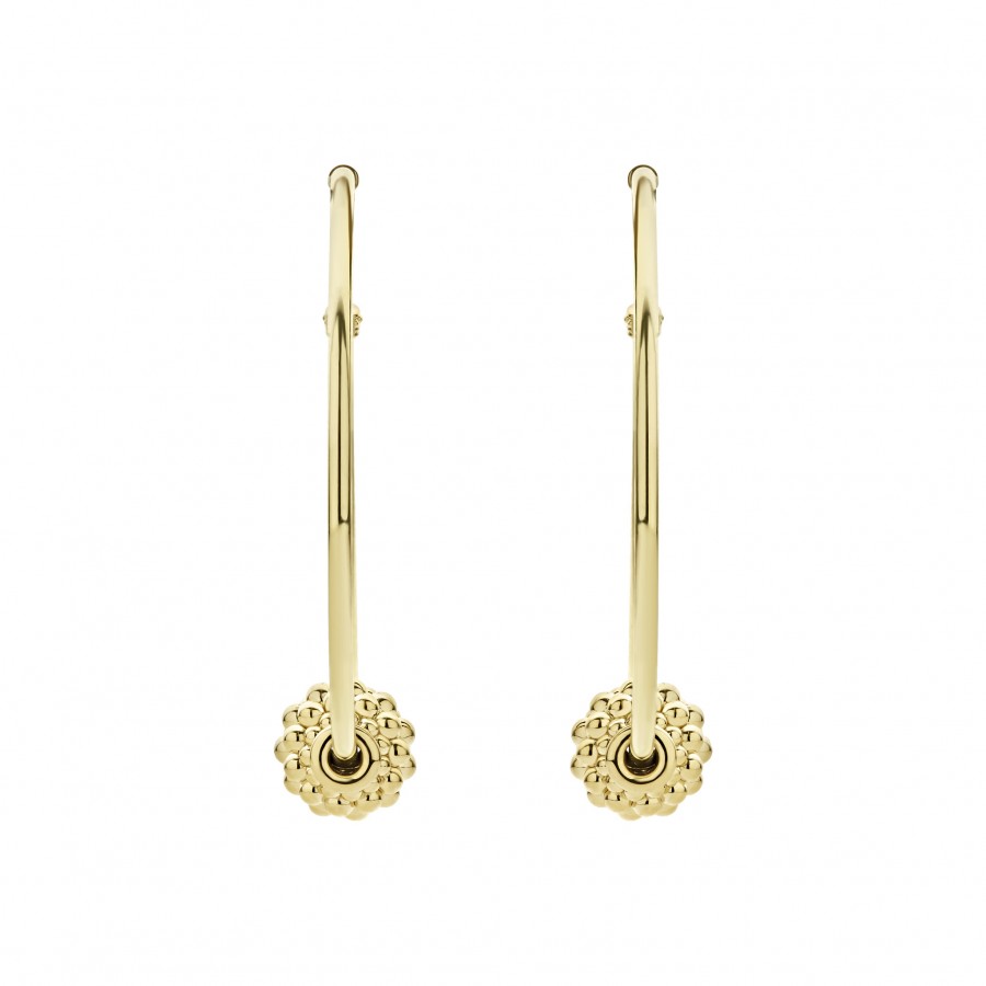 LAGOS Caviar Gold  Hoop Earrings