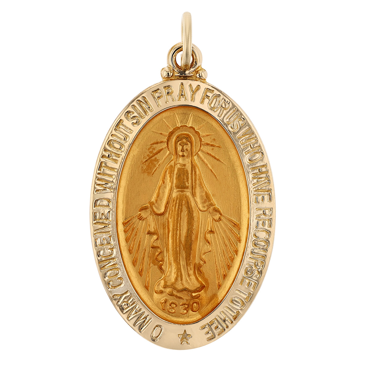 Yellow Gold Miraculous Charm