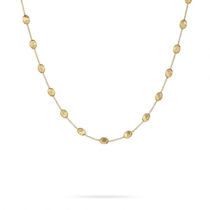 Marco Bicego Siviglia Yellow Gold Bead Station Necklace, 18"